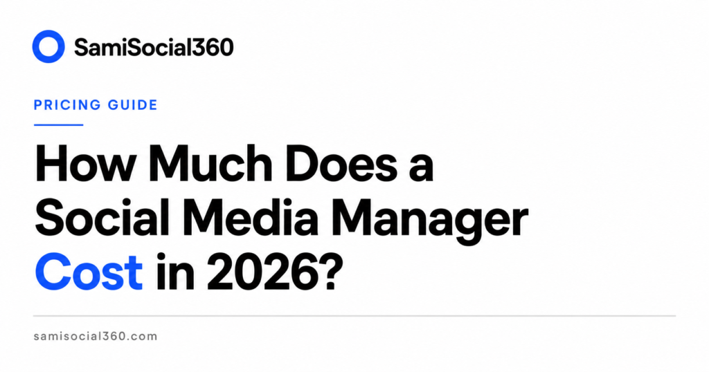 Cost of a social media manager