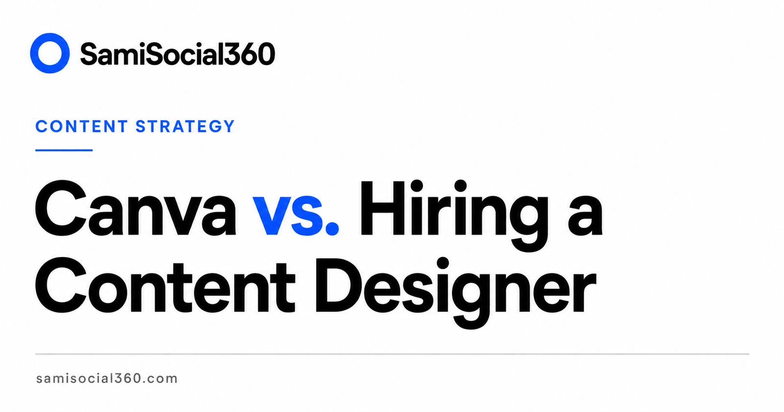 Canva vs. Hiring a Designer: When to Make the Switch