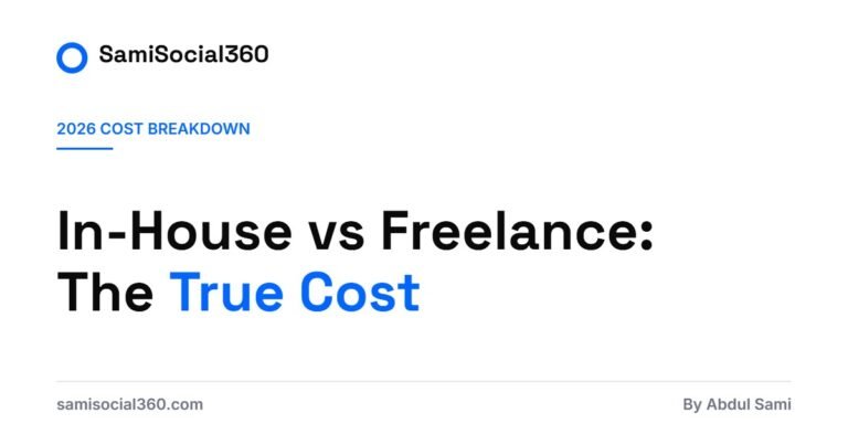 Social Media Manager vs In-House Hire: The True Cost (2026)
